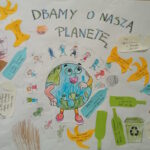 Plansza z zapytajkami dzieci do tematu Dbamy o naszą planetę
